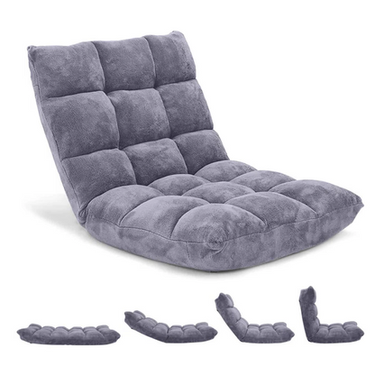 Luxora 14-Position Adjustable Cushioned Floor Chair