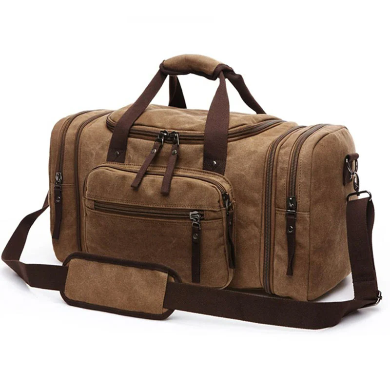 Luxora Large Capacity Canvas Travel Bag for All Essentials