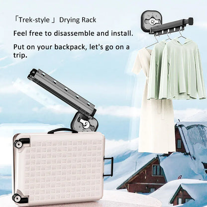 Royallure Retractable Wall-Mounted Laundry Drying Rack – Space-Saving Clothes Hanger with Easy Installation