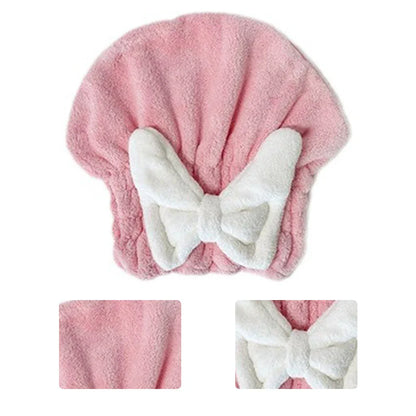 Royallure Ultra-Absorbent Microfiber Hair Drying Towel Cap