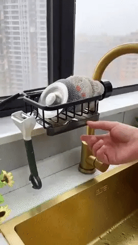 RoyaleGlow Ultimate Sink Organizer for Tidy Kitchen Space