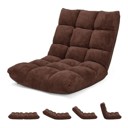 Luxora 14-Position Adjustable Cushioned Floor Chair