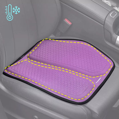 RoyaleGlow Car Seat Cushion with Breathable Cool Gel