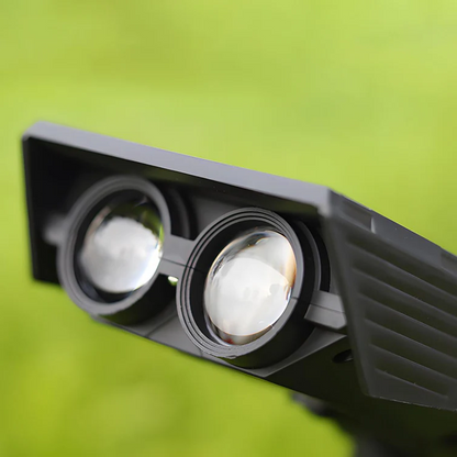 RoyaleGlow Waterproof LED Solar Multi-zoom Spot Light RGB