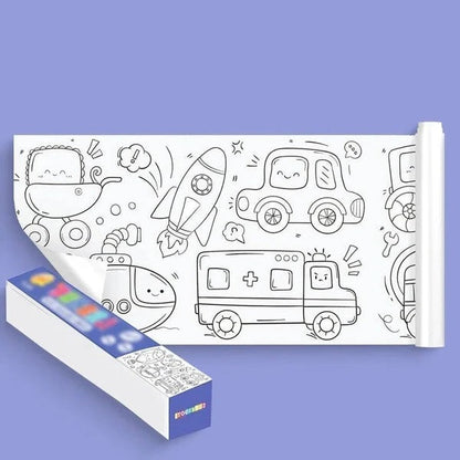 RoyaleGlow Children's Drawing Roll for Creative Kids Fun