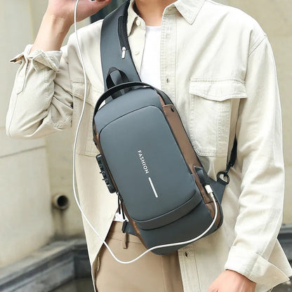 Royaleva Anti-Theft Crossbody Backpack with USB Charging