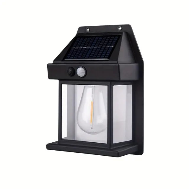 RoyaleGlow Dimmable Solar Sconce: Elegant Outdoor Lighting Solution