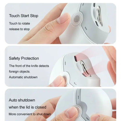 Royallure Electric Nail Trimmer Pro - Effortless Nail Grooming & Kid-Friendly Design