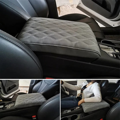 Royaleva Leather Car Armrest Box Pad (Universal Style)
