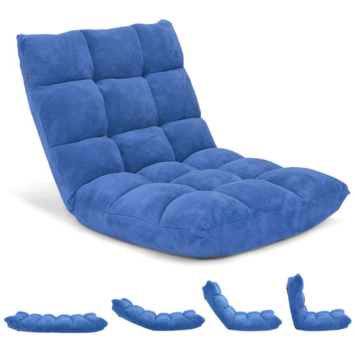 Luxora 14-Position Adjustable Cushioned Floor Chair