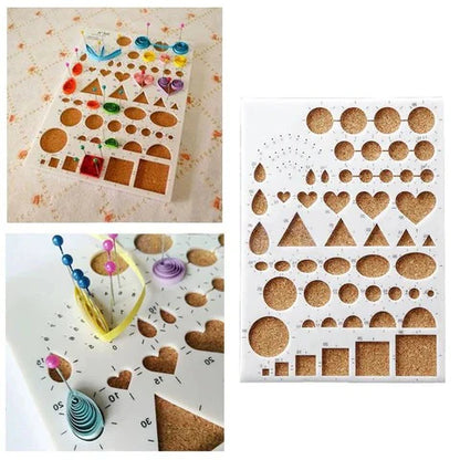 Luxora DIY Paper Quilling Template for Creative Crafts