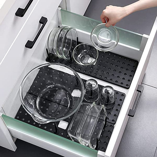 Royaleva Easy Adjustable Drain Rack for Kitchen Organization