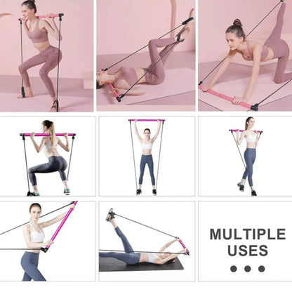 Royallure Ultimate Pilates Bar Kit – Full-Body Workout for Strength, Flexibility & Toning