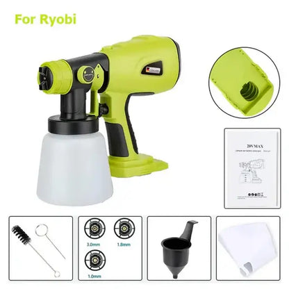 Royallure Effortless PaintMaster Pro – Universal Battery Spray Gun, Lightweight DIY Finish