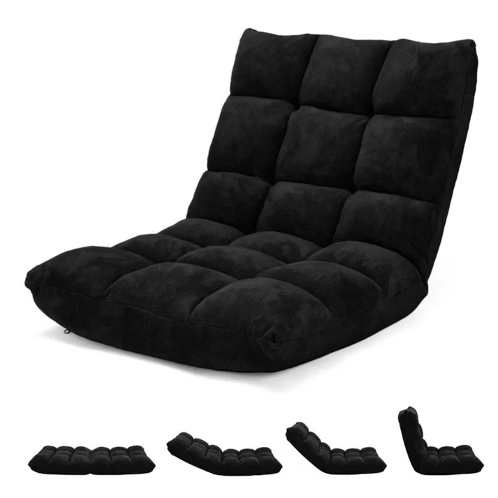 Luxora 14-Position Adjustable Cushioned Floor Chair
