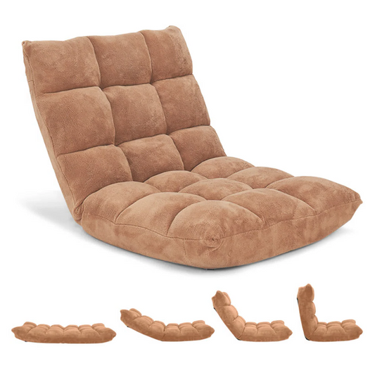 Luxora 14-Position Adjustable Cushioned Floor Chair