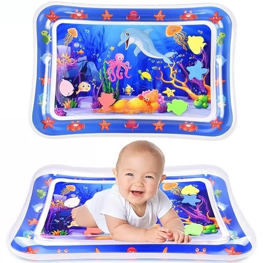 RoyaleGlow Baby Water Play Mat for Tummy Time Fun