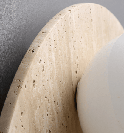 RoyaleGlow Asian Wabi Glow Lamps in Natural Marble