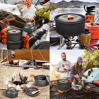 Luxora Camping Cook Set | Portable Cooking Gear & Utensils for Outdoor Cooking