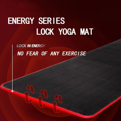 RoyaleGlow Fitness Mat Men’s High Density Exercise Yoga Non-Slip Mat For Gym Home