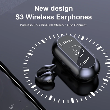 Royaleva Wireless Ear Clip Bone Conduction Headphones