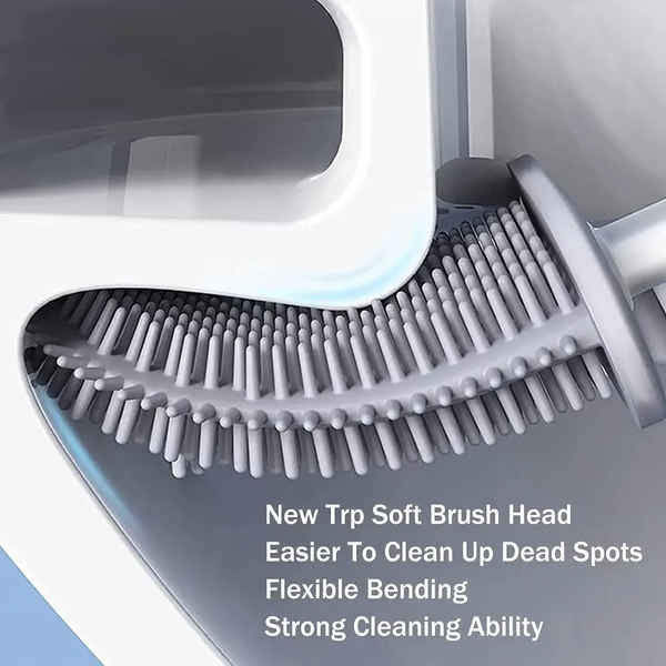 Royaleva Wall-Mounted Toilet Brush & Plunger Set - Modern, Space-Saving Design
