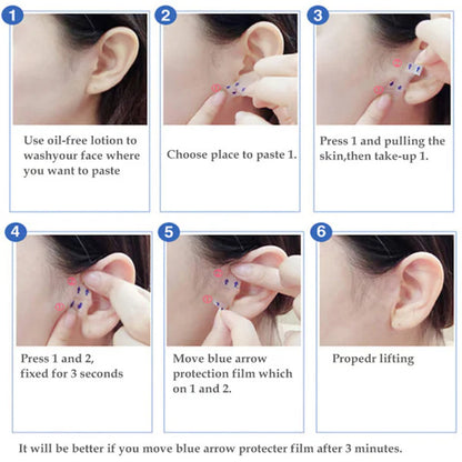 RoyaleGlow Invisible Face Lifter Tape for Instant Lift