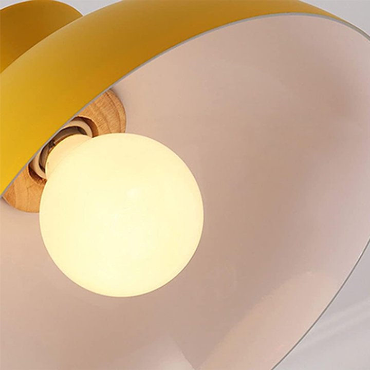 RoyaleGlow Scandinavian Wood Pendant Light – Modern Timber Ceiling Lamp