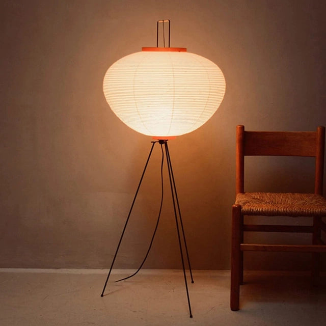 Royallure Minimalist Japanese Rice Paper Floor Lamp - Modern LED Lighting Solution