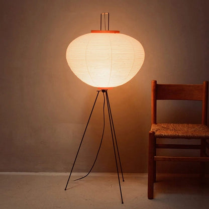 Royallure Minimalist Japanese Rice Paper Floor Lamp - Modern LED Lighting Solution