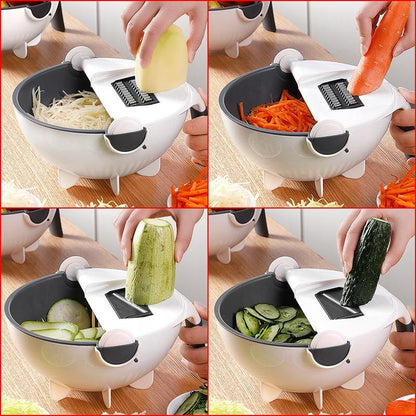 Luxora 7-in-1 Chopper and Vegetable Slicer with Blades