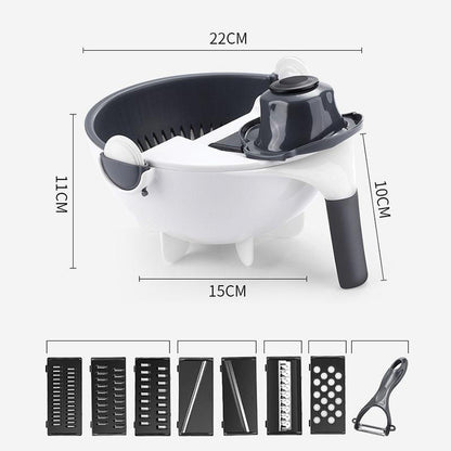 Luxora 7-in-1 Chopper and Vegetable Slicer with Blades