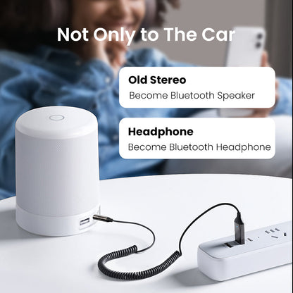 Luxora Bluetooth Aux Adapter for Wireless Car Audio Connection