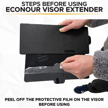 Luxora Sun Visor For Car - Polarized Anti-Glare Shield