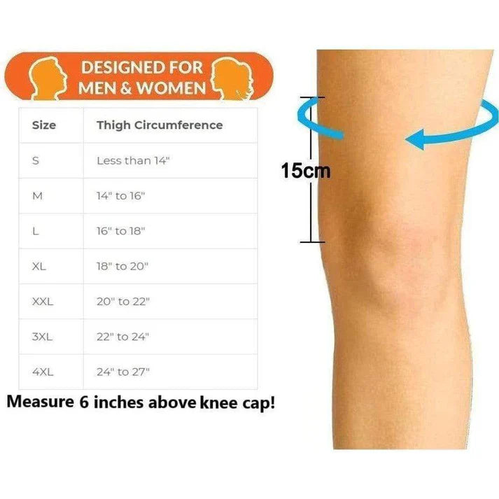 Luxora Knee Brace Compression Sleeve with Patella Stability Straps
