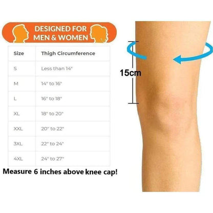 Luxora Knee Brace Compression Sleeve with Patella Stability Straps