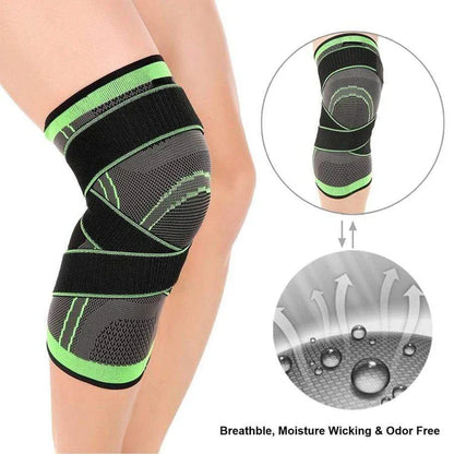 Luxora Knee Brace Compression Sleeve with Patella Stability Straps