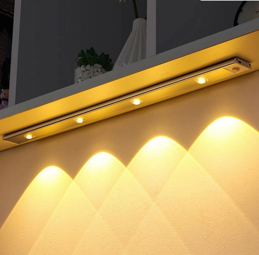 RoyaleGlow Indoor LED Motion Sensor Lamp - Rechargeable & Adjustable