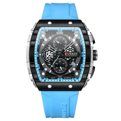RoyaleGlow Apex Curren Chronograph Elegant Watch for Men