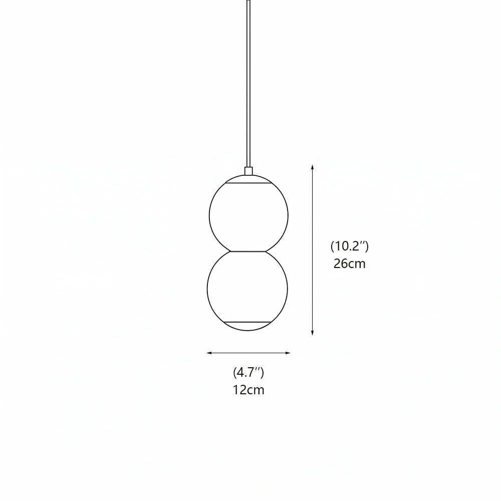 LuxRoyale Alabaster Stone Sphere Pendant Light Modern Hanging Lamp - Royale Basic
