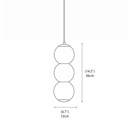 LuxRoyale Alabaster Stone Sphere Pendant Light Modern Hanging Lamp - Royale Basic