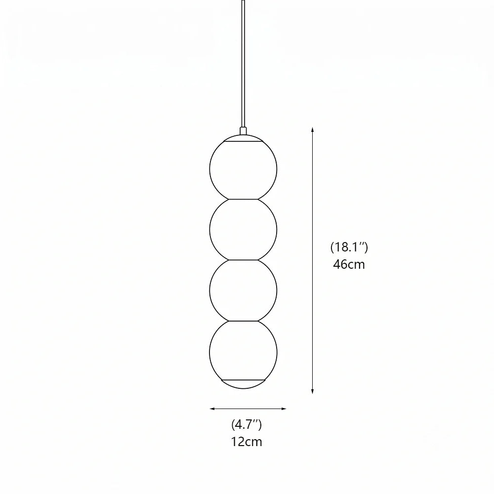LuxRoyale Alabaster Stone Sphere Pendant Light Modern Hanging Lamp - Royale Basic