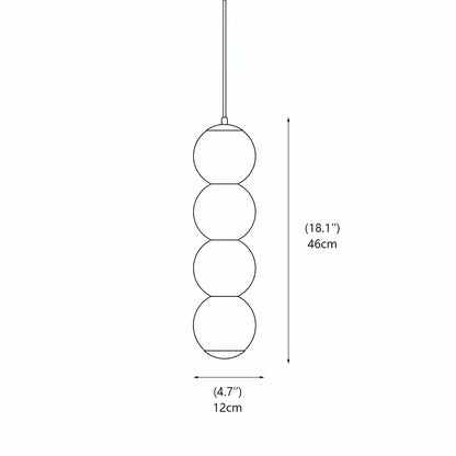 LuxRoyale Alabaster Stone Sphere Pendant Light Modern Hanging Lamp - Royale Basic
