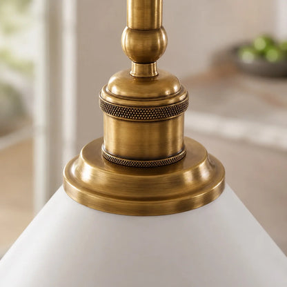 LuxRoyale Modern Linear Pendant Light Kitchen Island Brass Fixture - Royale Basic