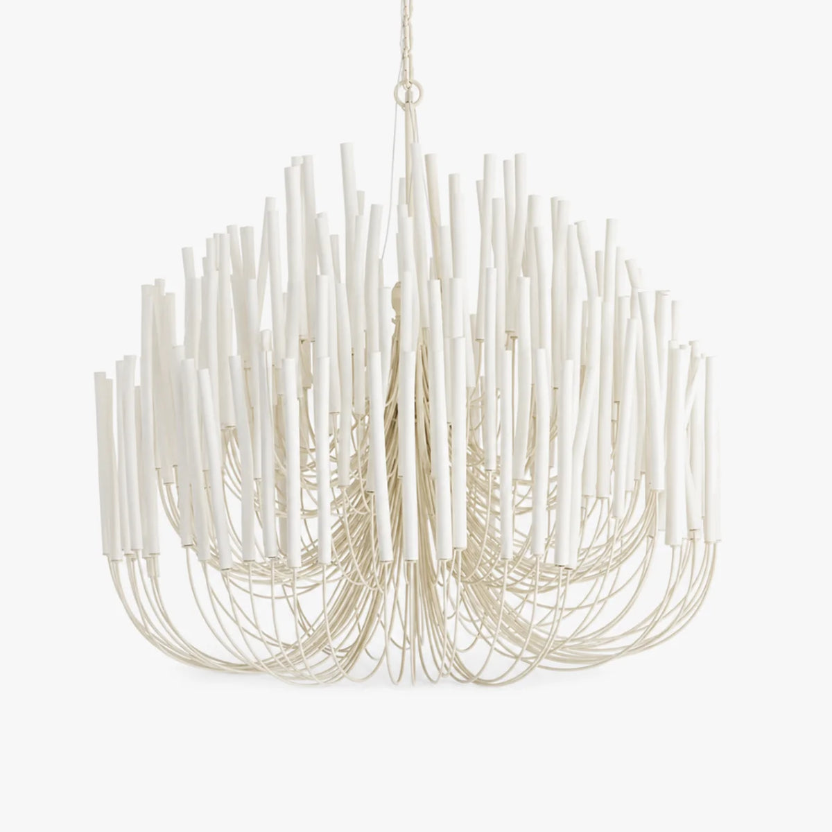 LuxRoyale Modern Rustic Wood Rod Branch Chandelier Hanging Light Fixture - Royale Basic