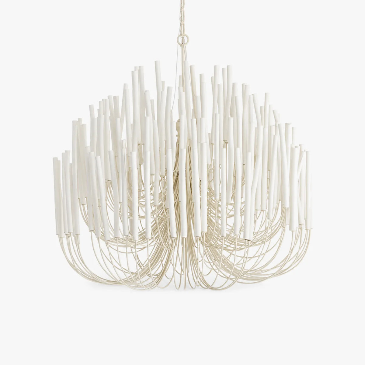 LuxRoyale Modern Rustic Wood Rod Branch Chandelier Hanging Light Fixture - Royale Basic