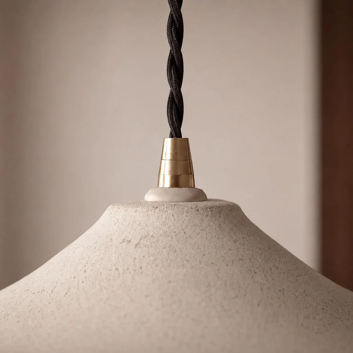 LuxRoyale Modern Sculptural Disc LED Pendant Light Adjustable Suspension - Royale Basic