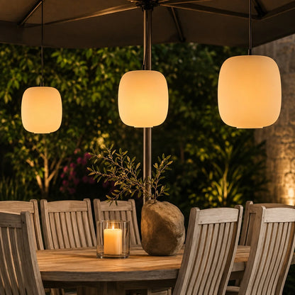LuxRoyale Waterproof LED Outdoor Hanging Pendant Light Fixture For Porch And Patio - Royale Basic