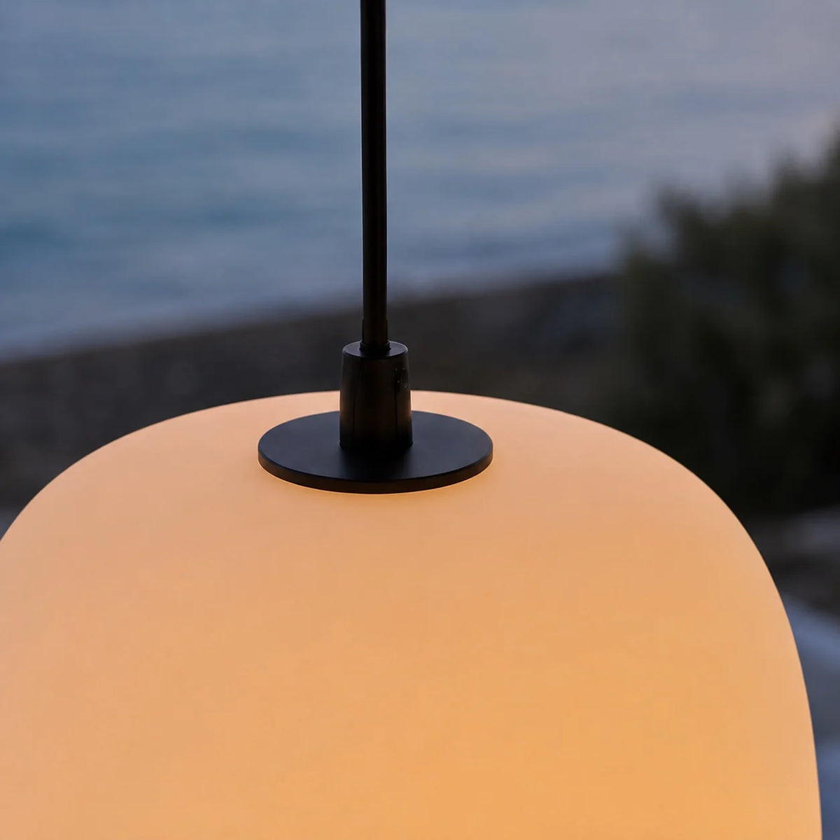 LuxRoyale Waterproof LED Outdoor Hanging Pendant Light Fixture For Porch And Patio - Royale Basic