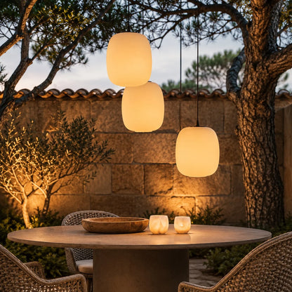 LuxRoyale Waterproof LED Outdoor Hanging Pendant Light Fixture For Porch And Patio - Royale Basic